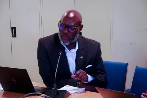 Fredrick Njau(Programme Coordinator, Sustainable Development ,Heinrich Böll Foundation (hbs) Nairobi