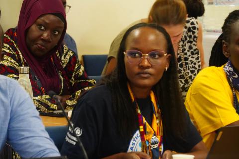 The Kenya Girl Guides Association representative 